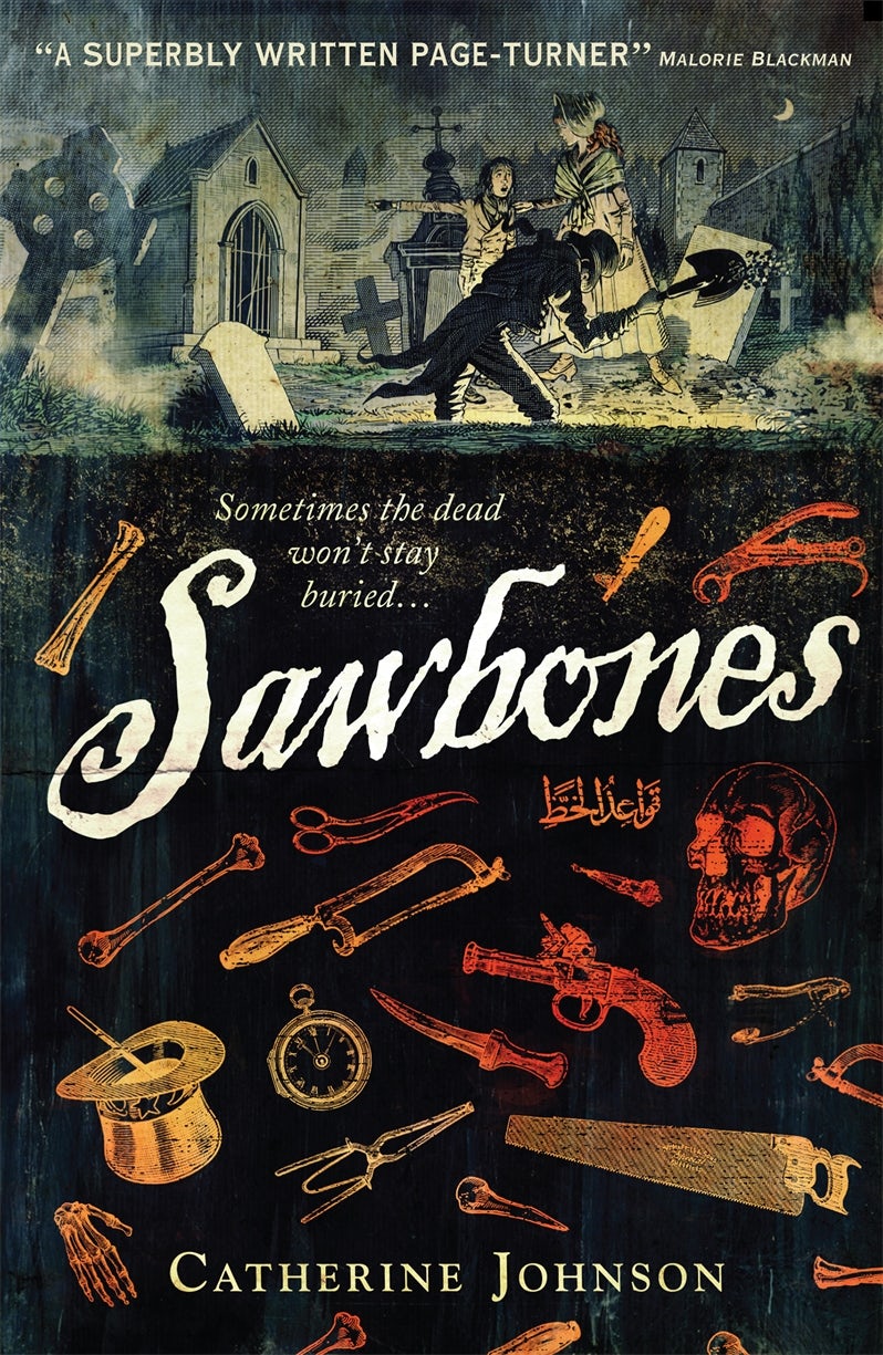 Cover image for Sawbones, isbn: 9781406340570