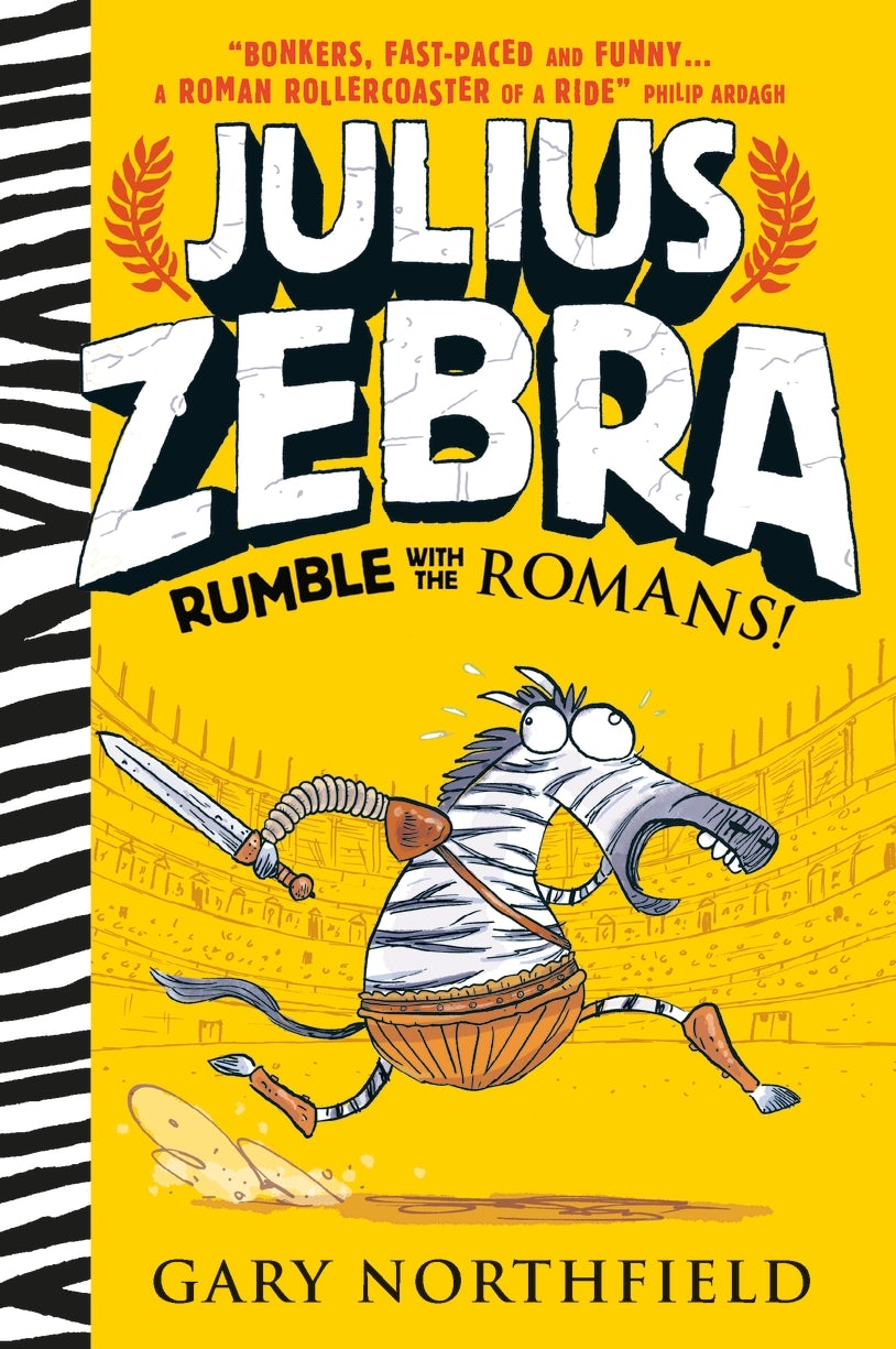 Cover image for Julius Zebra: Rumble with the Romans!, isbn: 9781406363289