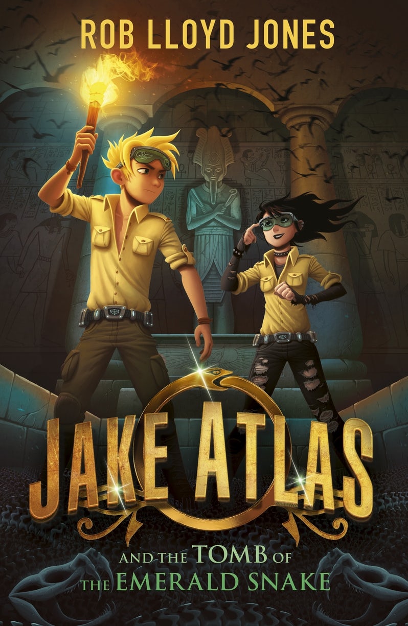 Cover image for Jake Atlas and the Tomb of the Emerald Snake, isbn: 9781406370553