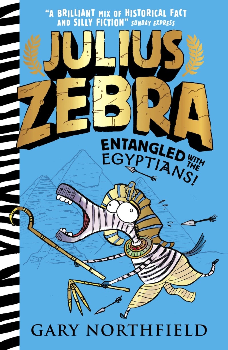 Cover image for Julius Zebra: Entangled with the Egyptians!, isbn: 9781406378900
