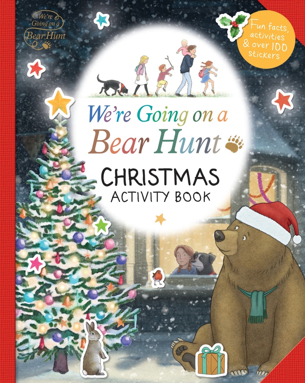 Cover image for We're Going on a Bear Hunt: Christmas Activity Book, isbn: 9781406384512