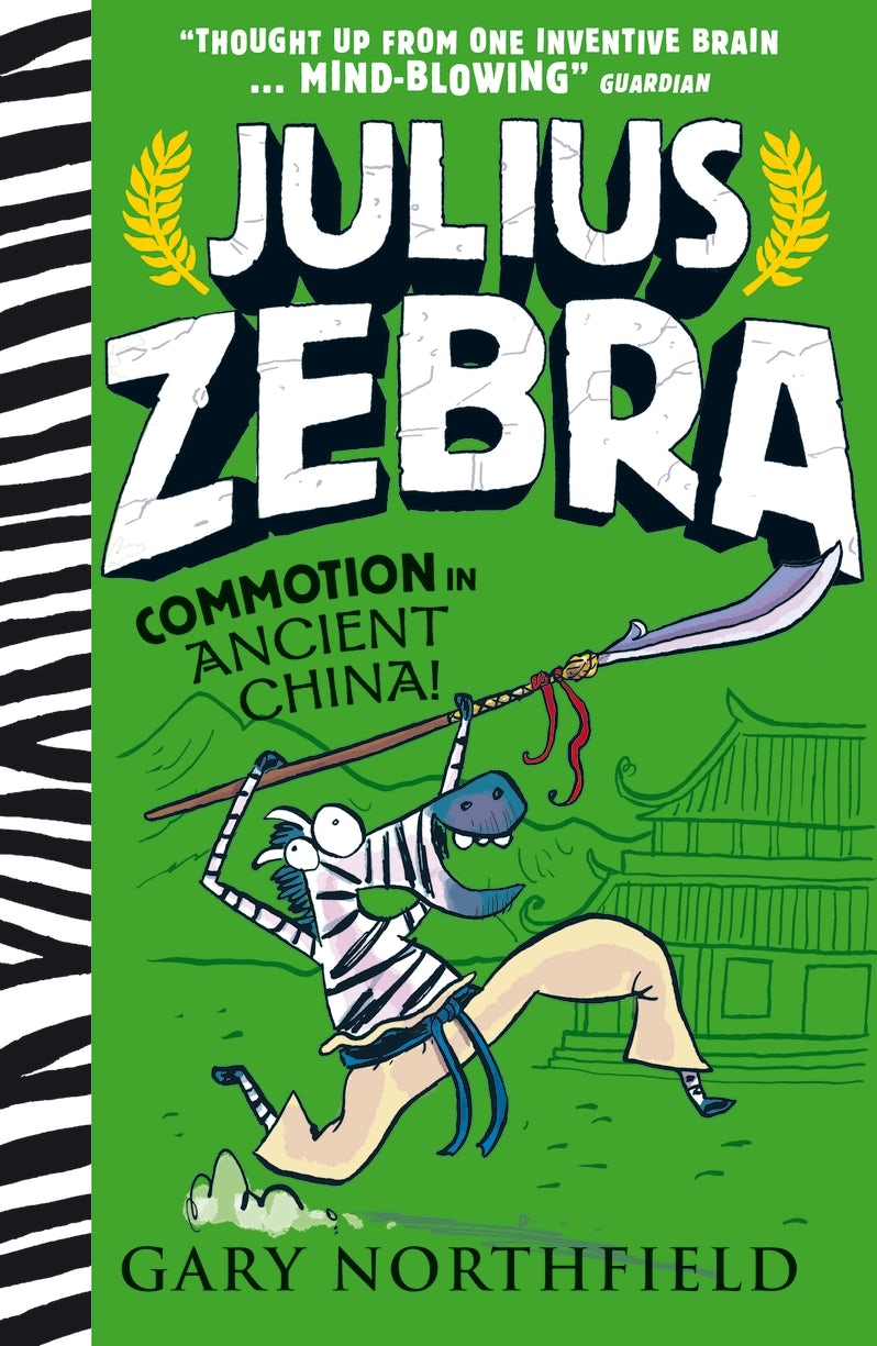 Cover image for Julius Zebra: Commotion in Ancient China!, isbn: 9781406391688