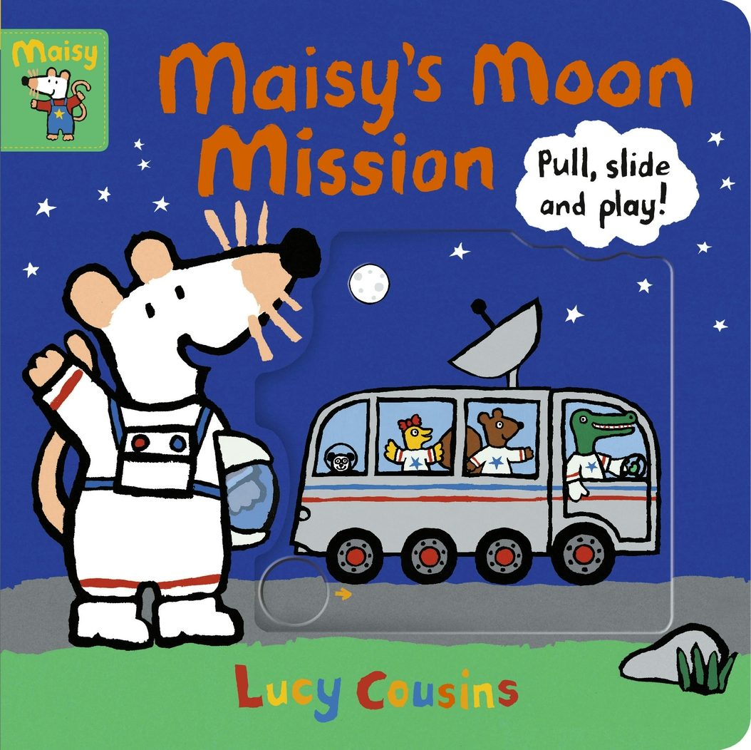 Cover image for Maisy's Moon Mission: Pull, Slide and Play!, isbn: 9781406391947