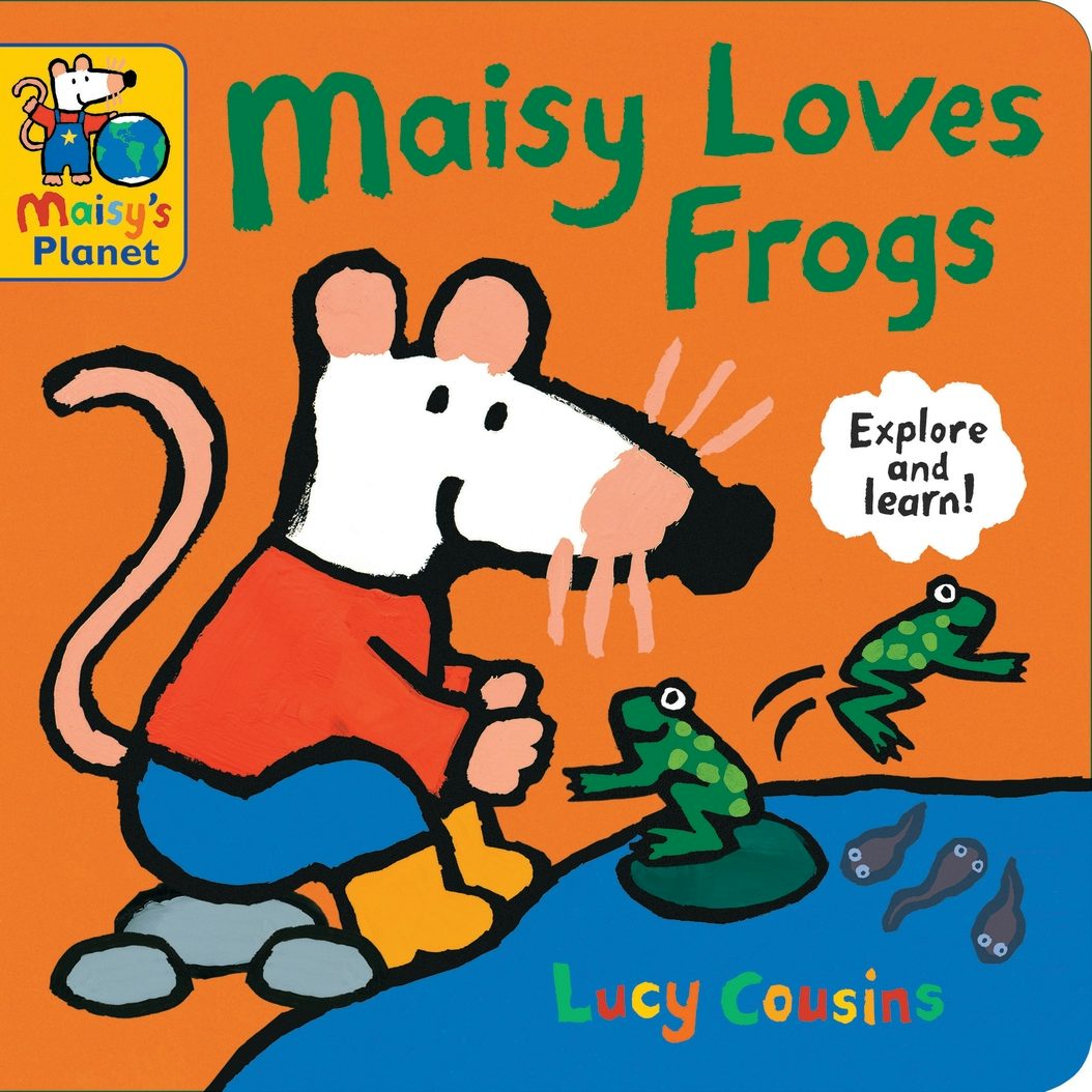 Cover image for Maisy Loves Frogs: A Maisy's Planet Book, isbn: 9781529523119