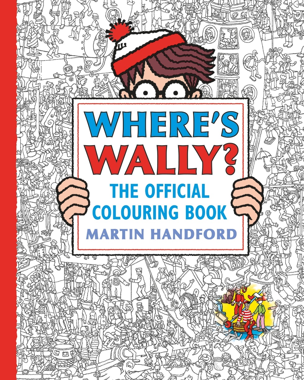 Cover image for Where's Wally? The Official Colouring Book, isbn: 9781529534382