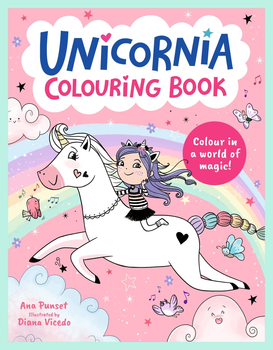 Cover image for Unicornia Colouring Book, isbn: 9781529535778