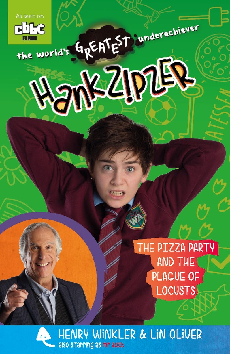 Cover image for Hank Zipzer: The Pizza Party and the Plague of Locusts, isbn: 9781406367904