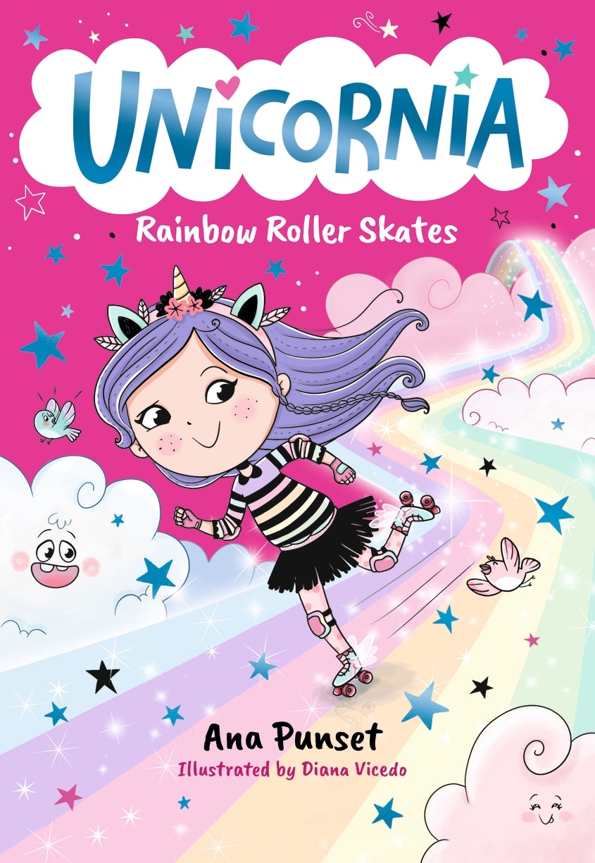Cover image for Unicornia: Rainbow Roller Skates, isbn: 9781529529937