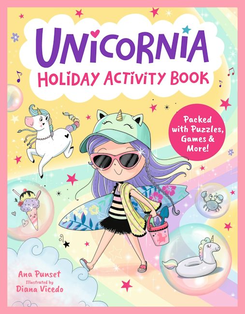 Cover image for Unicornia: Holiday Activity Book, isbn: 9781529538328